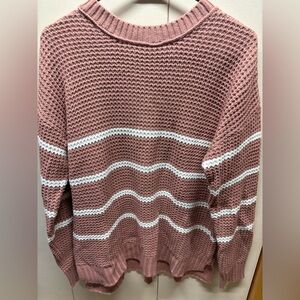 Juniors SO Stripe Sweater